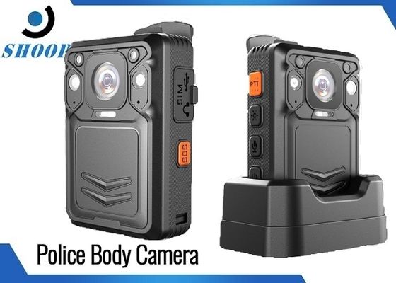 IP67 AES256 Encryption Police Cameras Recorder 4G Live Streaming