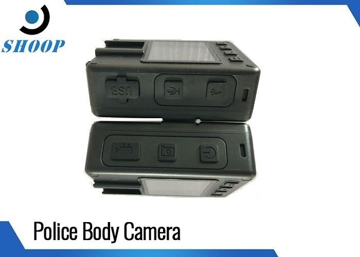 Câmera vestida da polícia da gravação corpo longo painel LCD de 2 polegadas com a bateria grande da capacidade